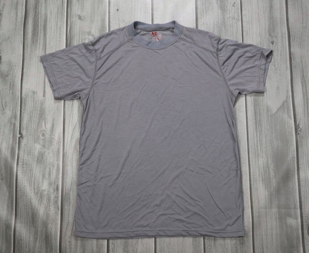 DRIFIRE FR Ultra Lightweight Short Sleeve Tee - Men's, Gray 499: DF4-505TS-GR-LG